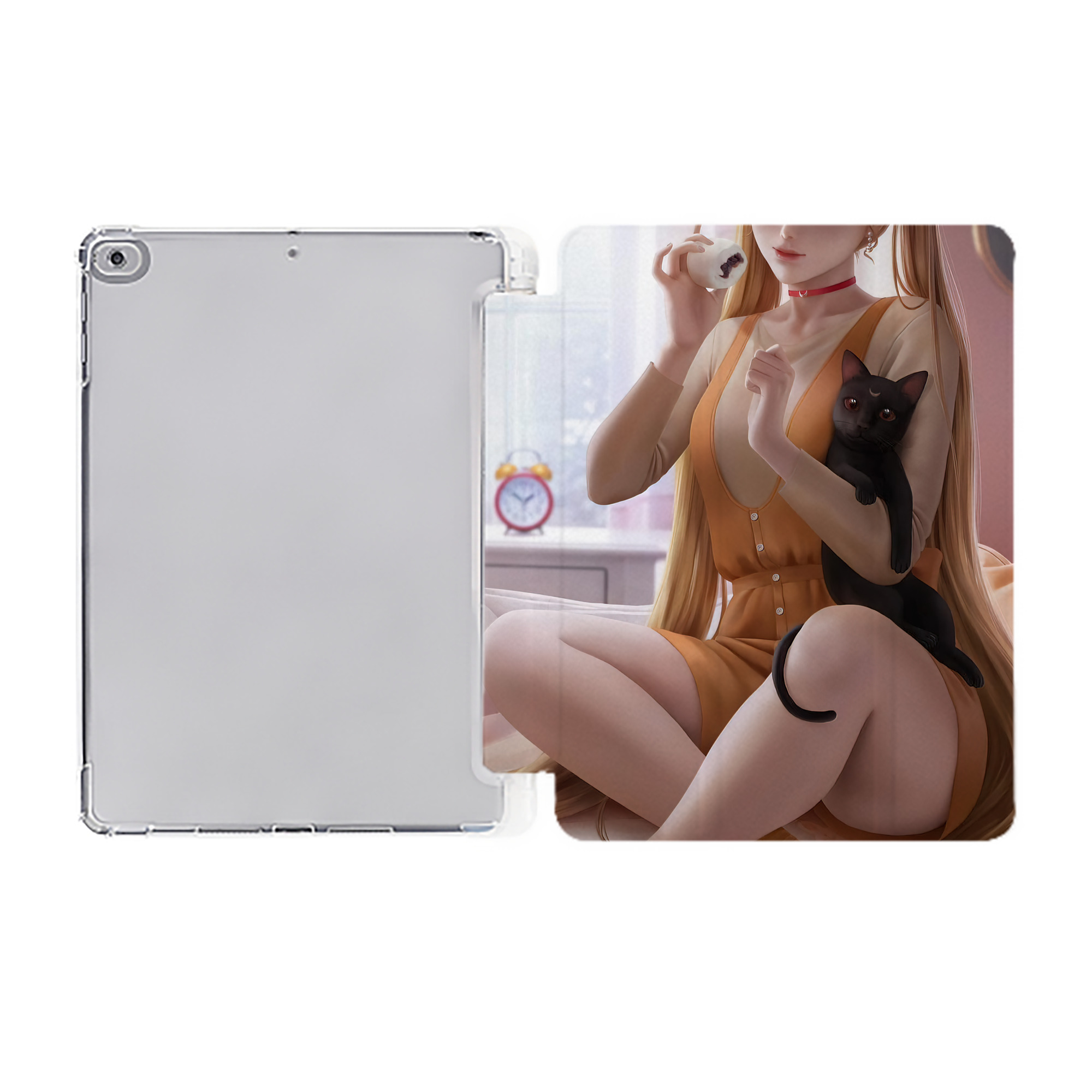 （画像用） 美少女戦士セーラームーン Sailor Moon IPad ケース ペン収納付き 三つ折りスタンド PUレザー×シリコン 対応機種9.5/10.5/10.9インチ